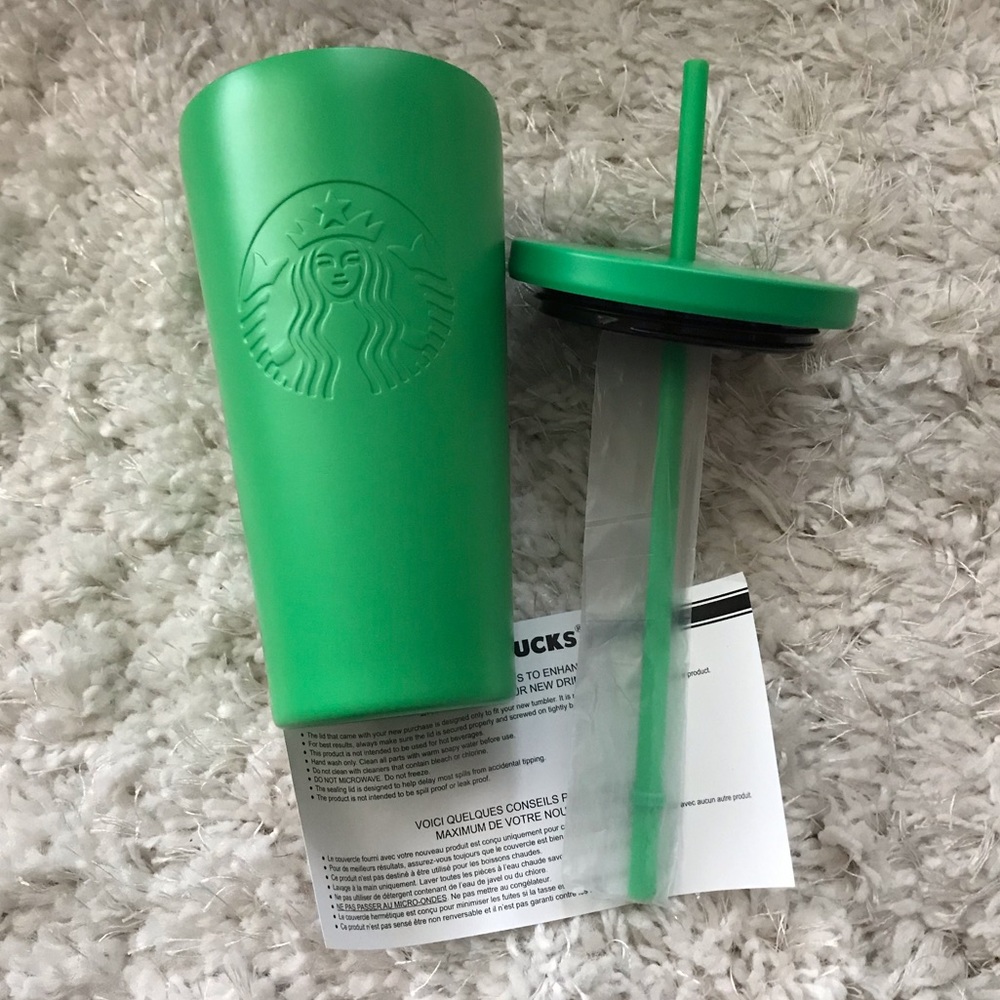🎉HP NEW Starbucks 2016 Kelly Green Matte Tumbler - Picture 2 of 5